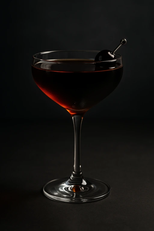 Коктейль Black Manhattan
